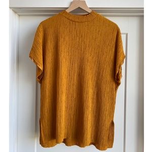 Mango oversized  ribbed t-shirt